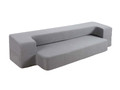 Canapea extensibilă gri deschis