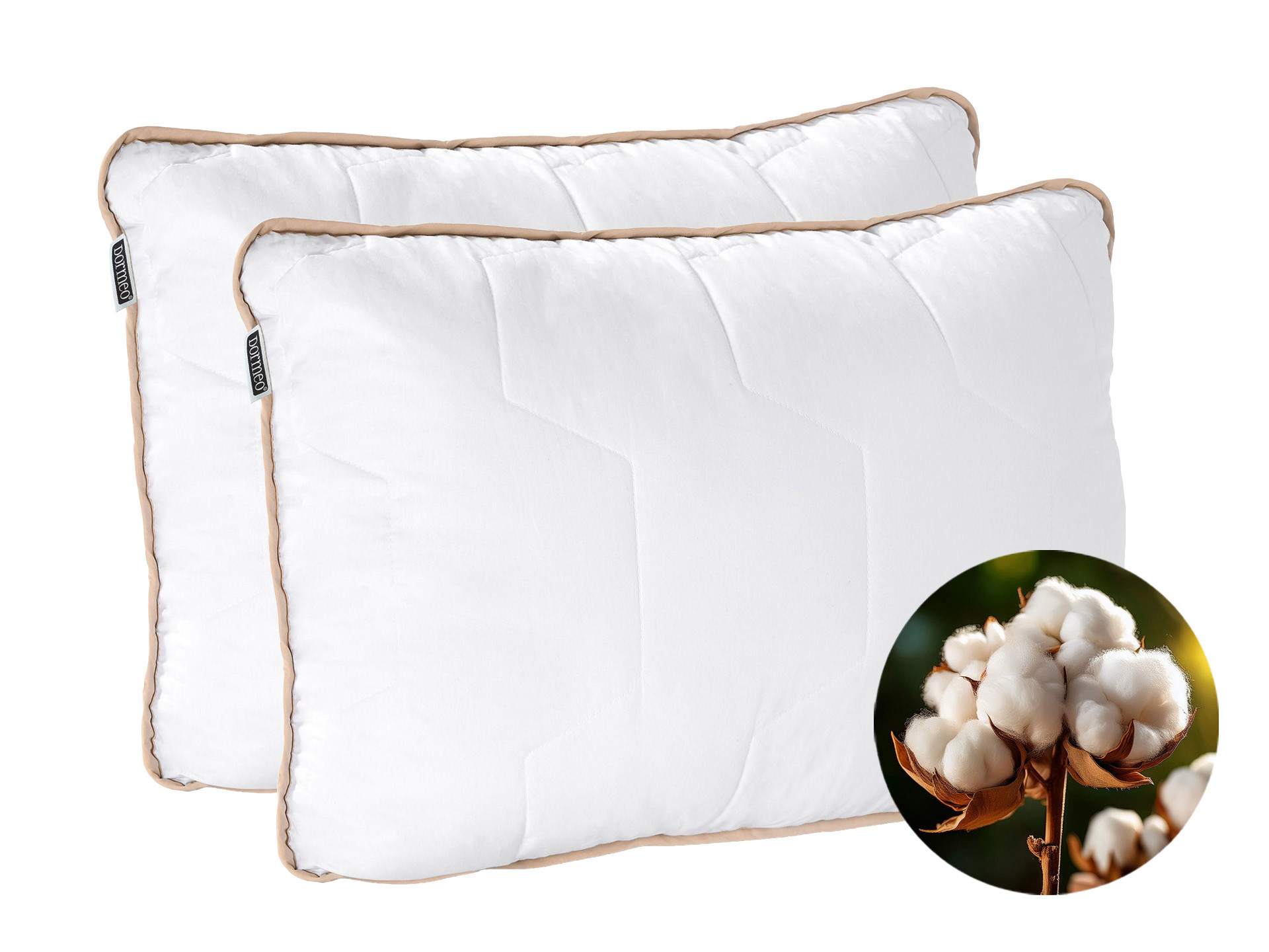 2x Dormeo Dream Cotton pillow classic