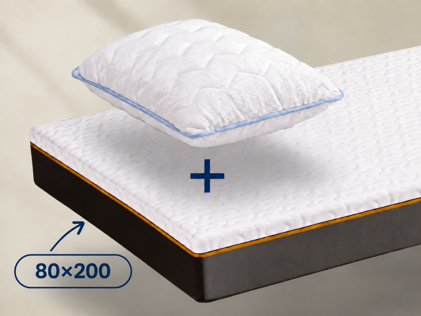 Madrac Dormeo Essential 80x200 i klasični jastuk Siena 