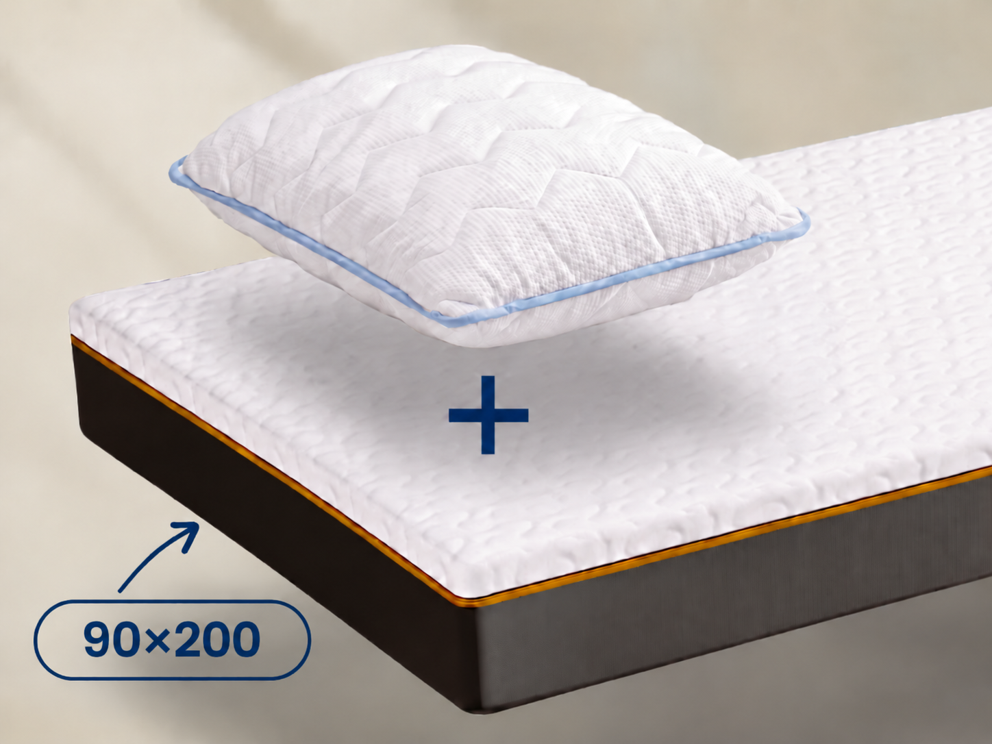 Madrac Dormeo Essential 90x200 i klasični jastuk Siena
