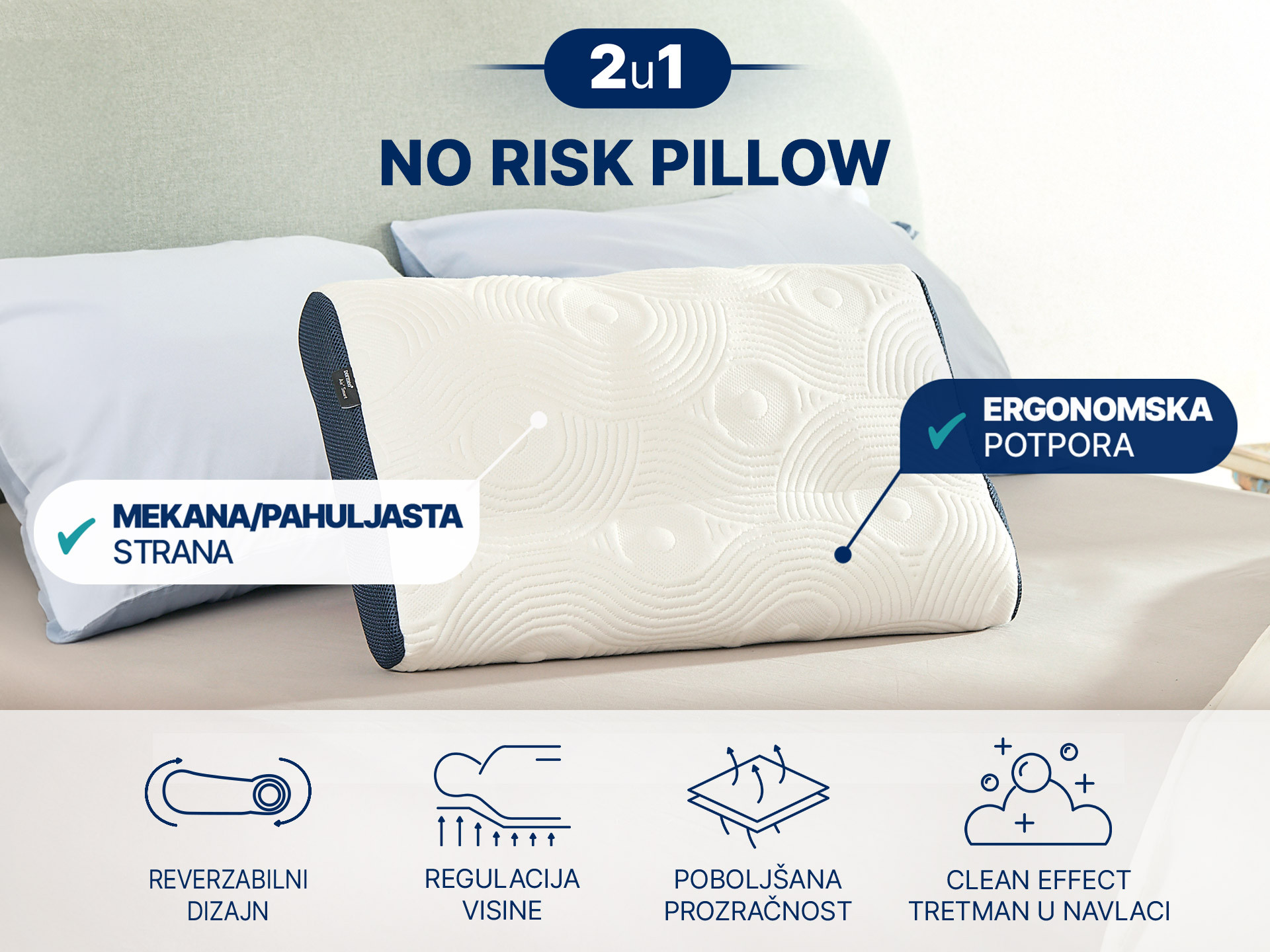 Dormeo Air+ Smart jastuk 40x60 cm