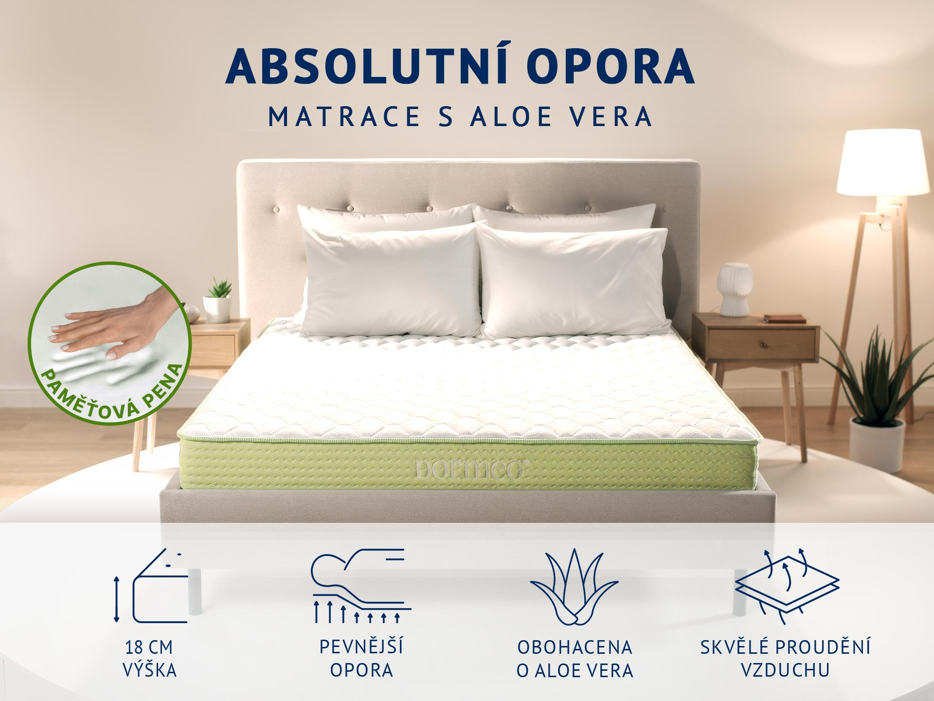 Matrace Dormeo Aloe Vera+ Memory