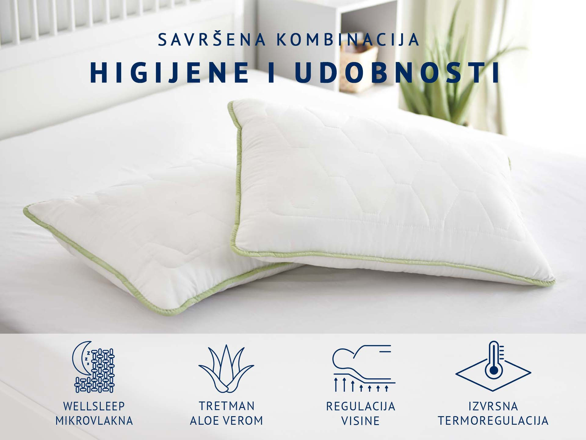 Dormeo Aloe Vera klasični jastuk