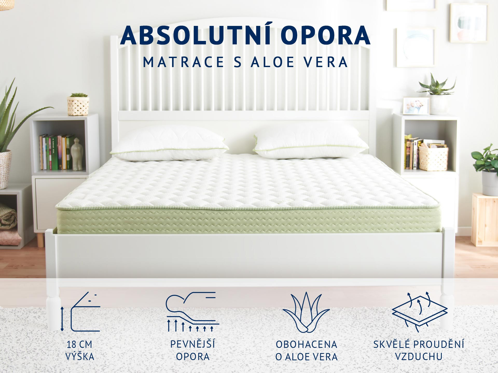 Matrace Dormeo Aloe Vera Plus Memory