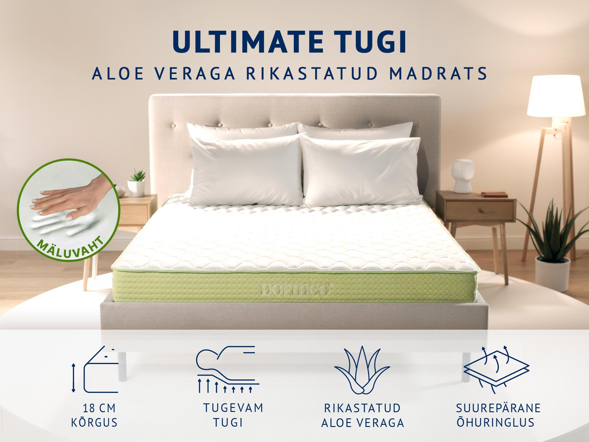 Madrats Dormeo Aloe Vera+ Memory