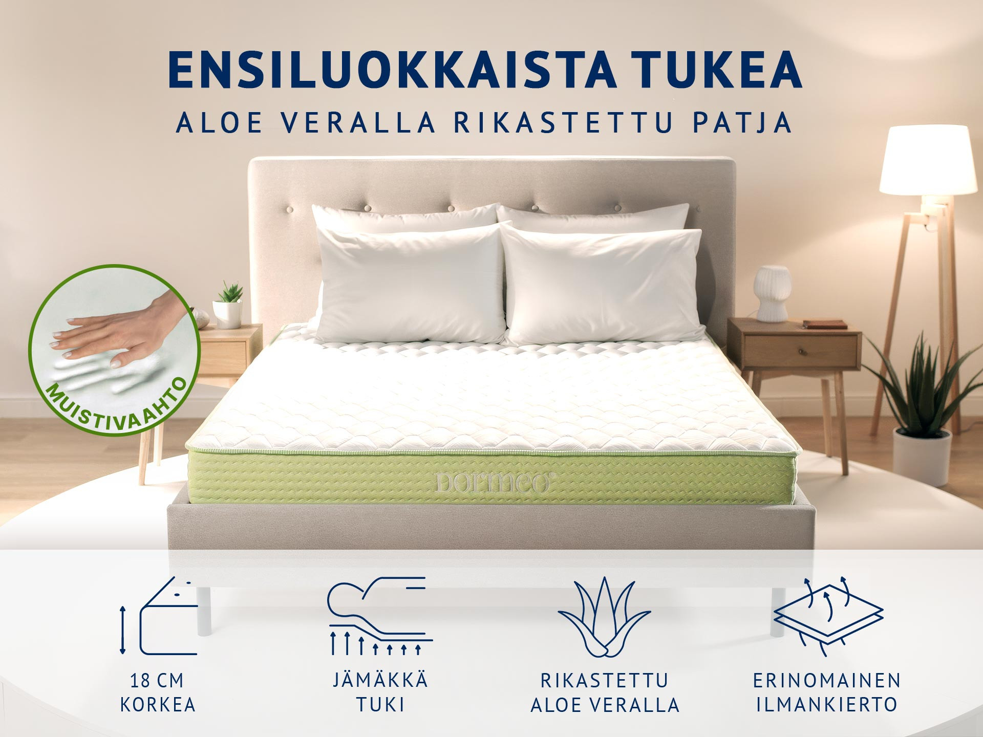 Dormeo patja Aloe Vera Plus Memory
