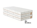 2x 90x200 cm matrac Mlily Bamboo Eco Health 24 cm. Stredne tvrdý, bambusová viskóza, taštičkové pružiny, pamäťová pena