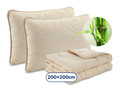 Dormeo pernă clasică Bamboo (2x50x70 cm) + Pilota Bamboo (200x200 cm)