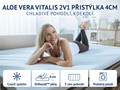 Dormeo Aloe Vera Vitalis 2v1 Přistýlka 4 cm