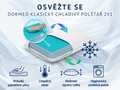 Dormeo klasický chladivý polštář 2v1 50x70