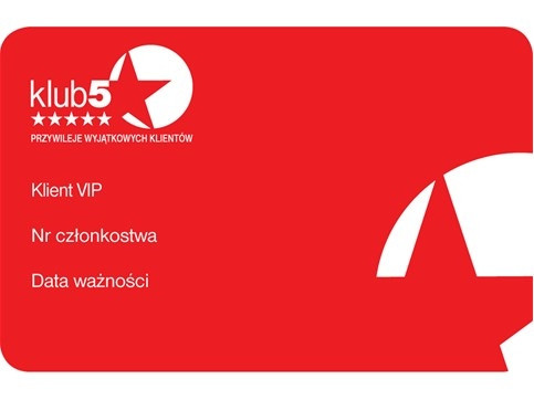 Karta Club 5* Silver - przedłużenie członkostwa Top Shop
