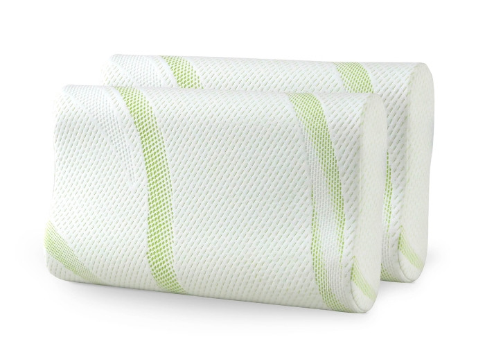 Poduszka ergonomiczna Aloe Vera z pianką Memory 2szt. 30x50