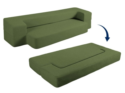 Sofa-materac 2w1 zielona