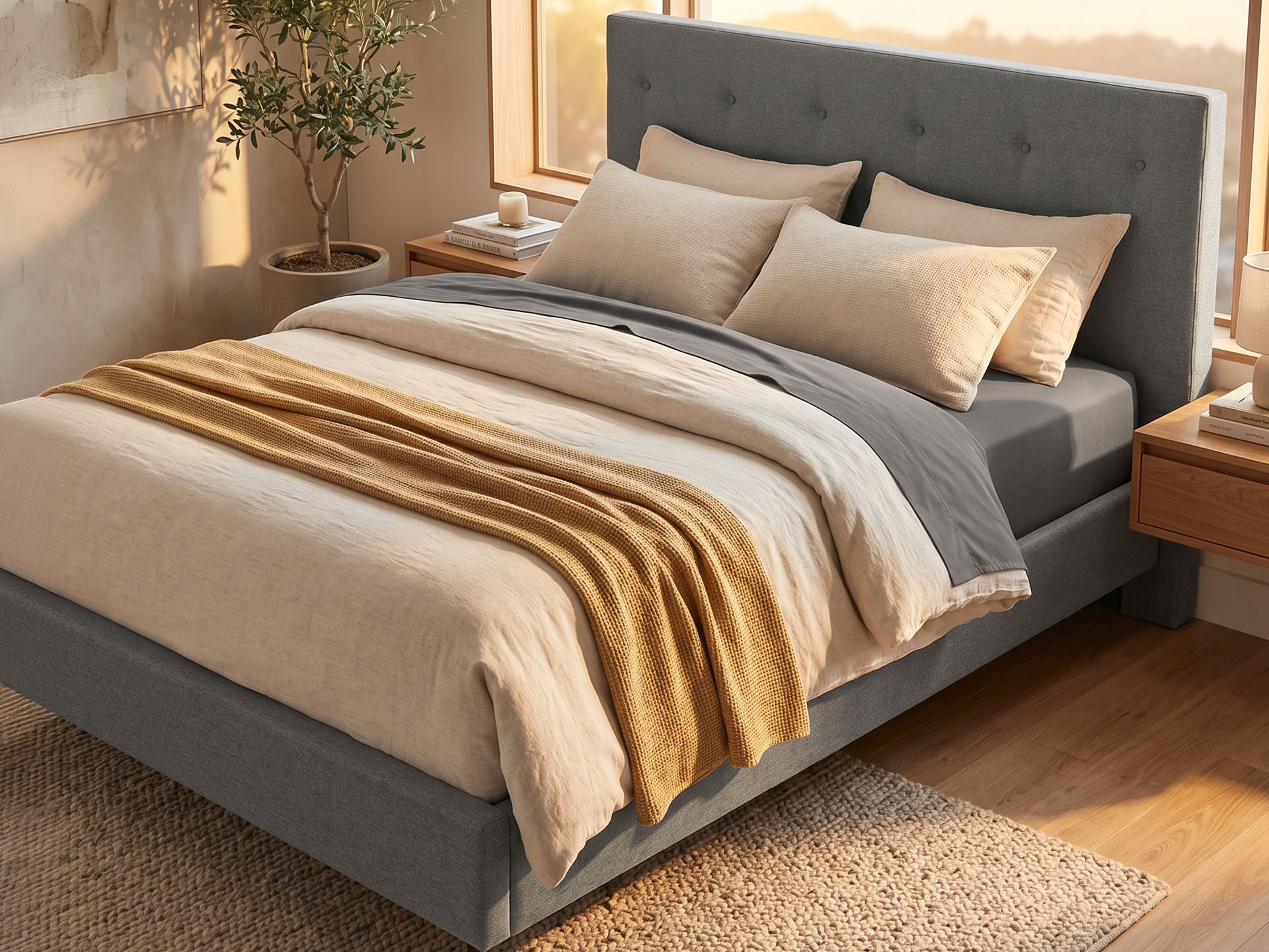 Dormeo postelový rám Dolce Pro Classic - šedý    Šedý 140X200 (obrázek 2)