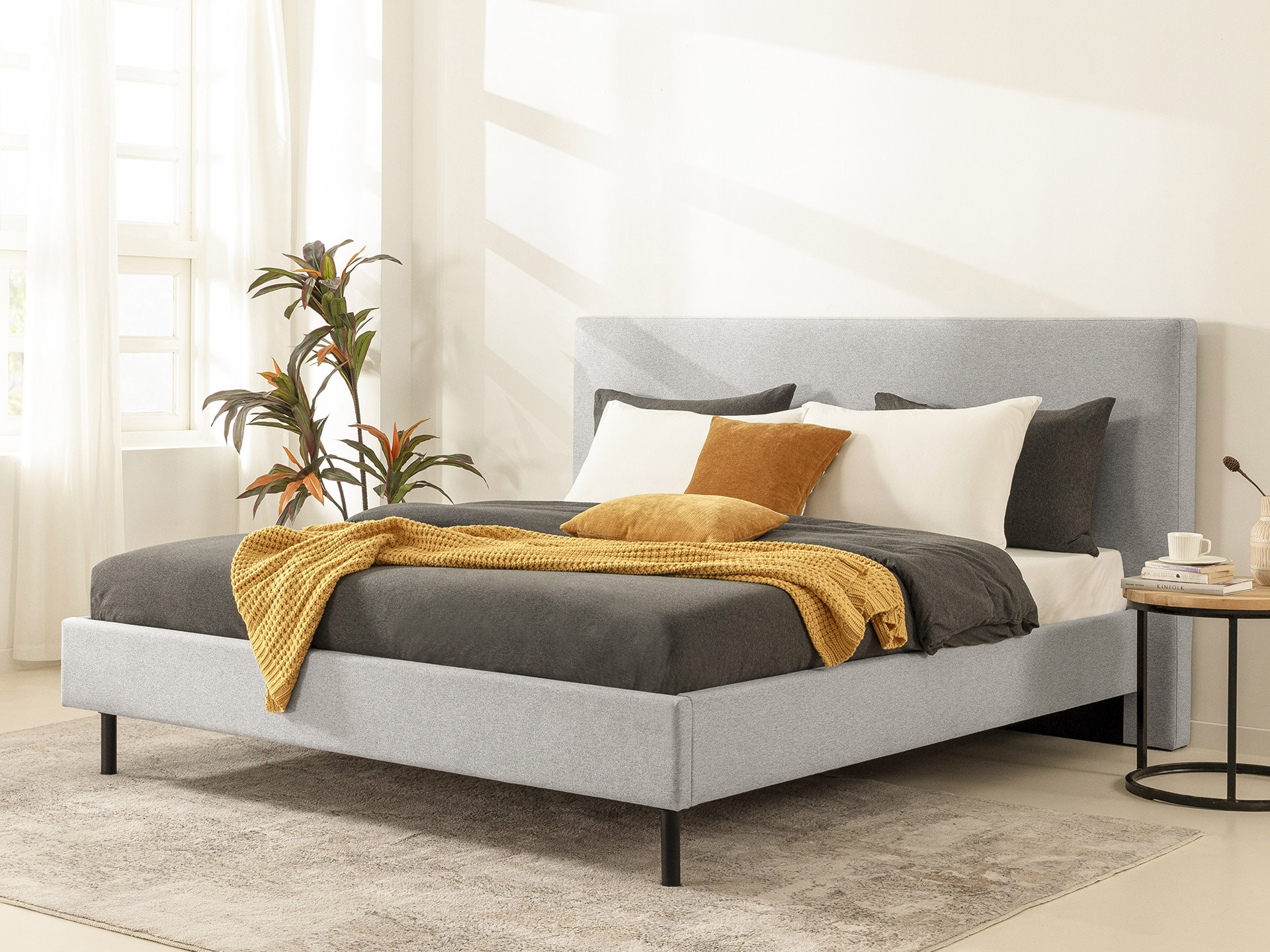 Dormeo Posteľný Rám Dolce Pure - Sivý