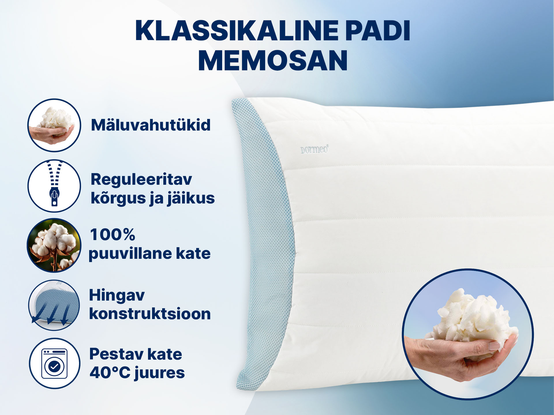 Klassikaline padi Memosan Mf