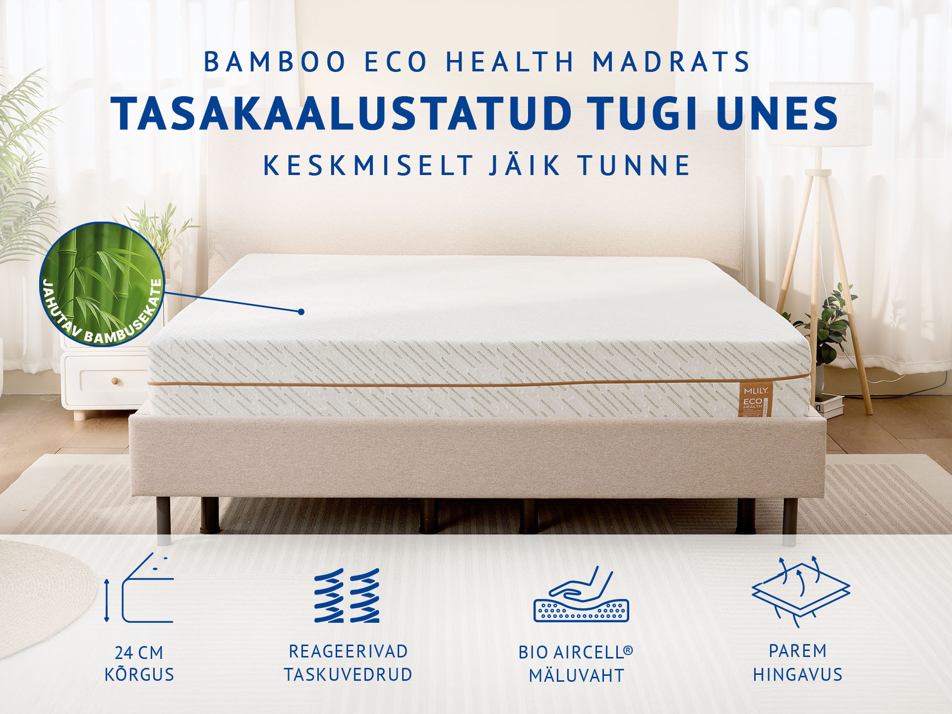 Madrats Mlily Bamboo Eco Health