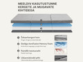 Dormeo kolmekihiline 10 cm memory foam kattemadrats