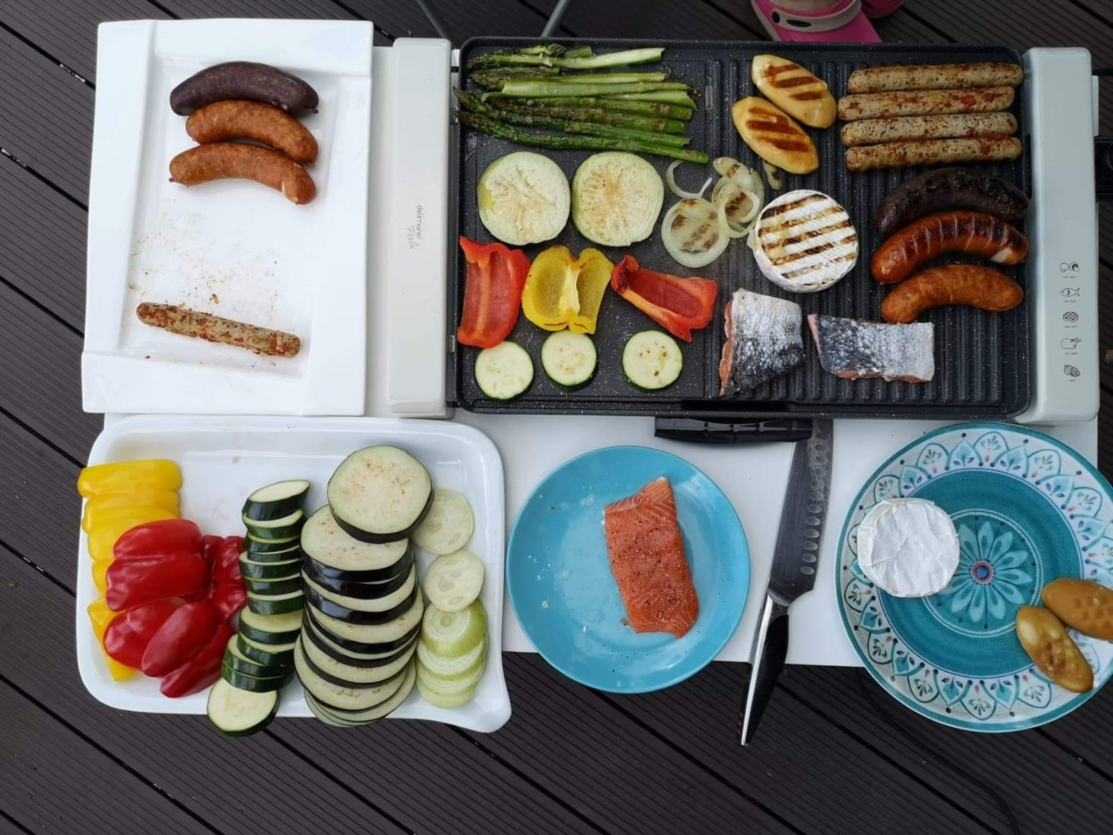 Elektryczny grill z patelnią Perla Delimano Dormeo