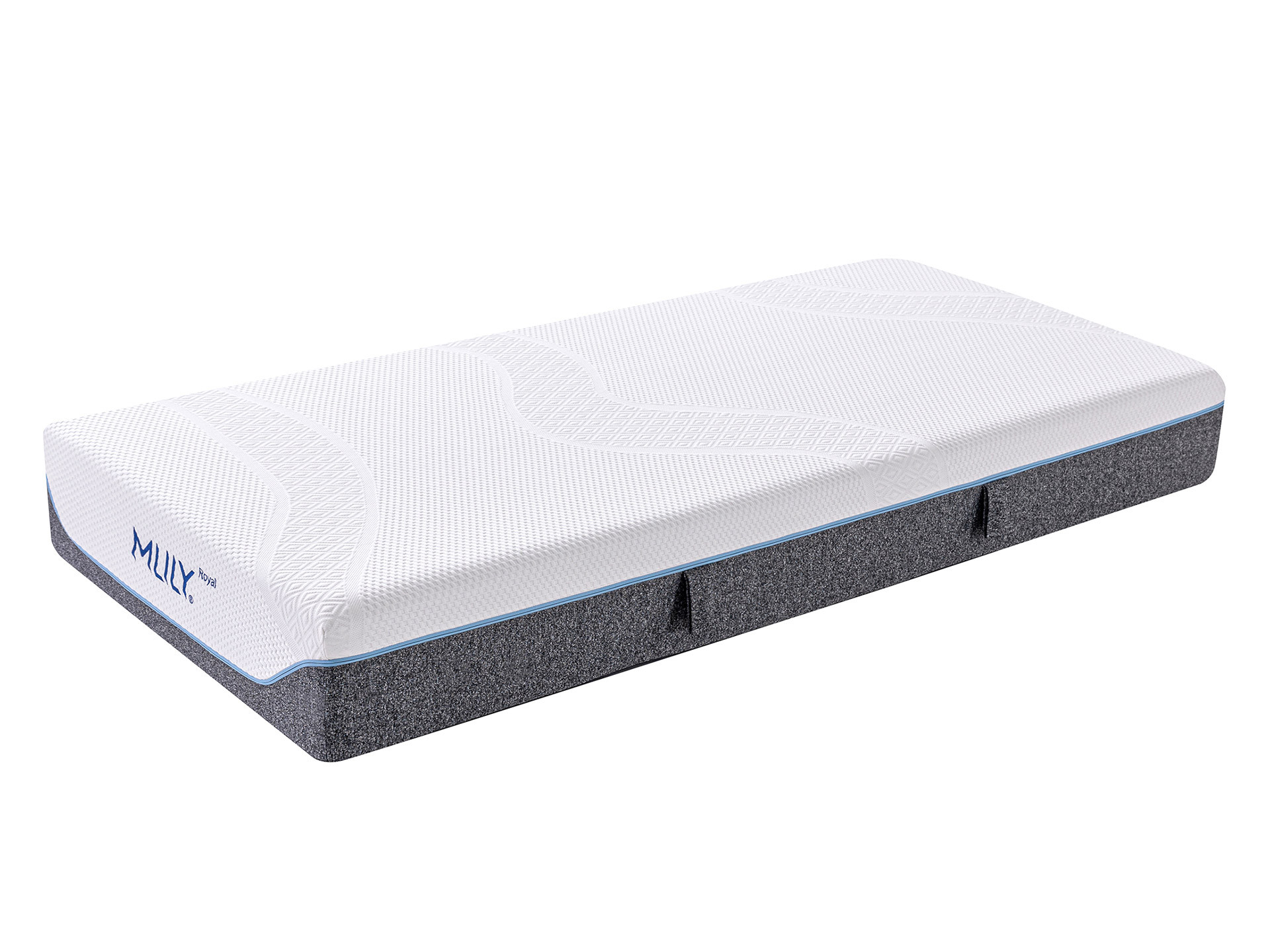 MLILY ROYAL čiužinys, 25 cm. Vidutinio minkštumo, Tencel™ Lyocell pluoštas, kišeninės spyruoklės, CoolFlex® medžiaga.