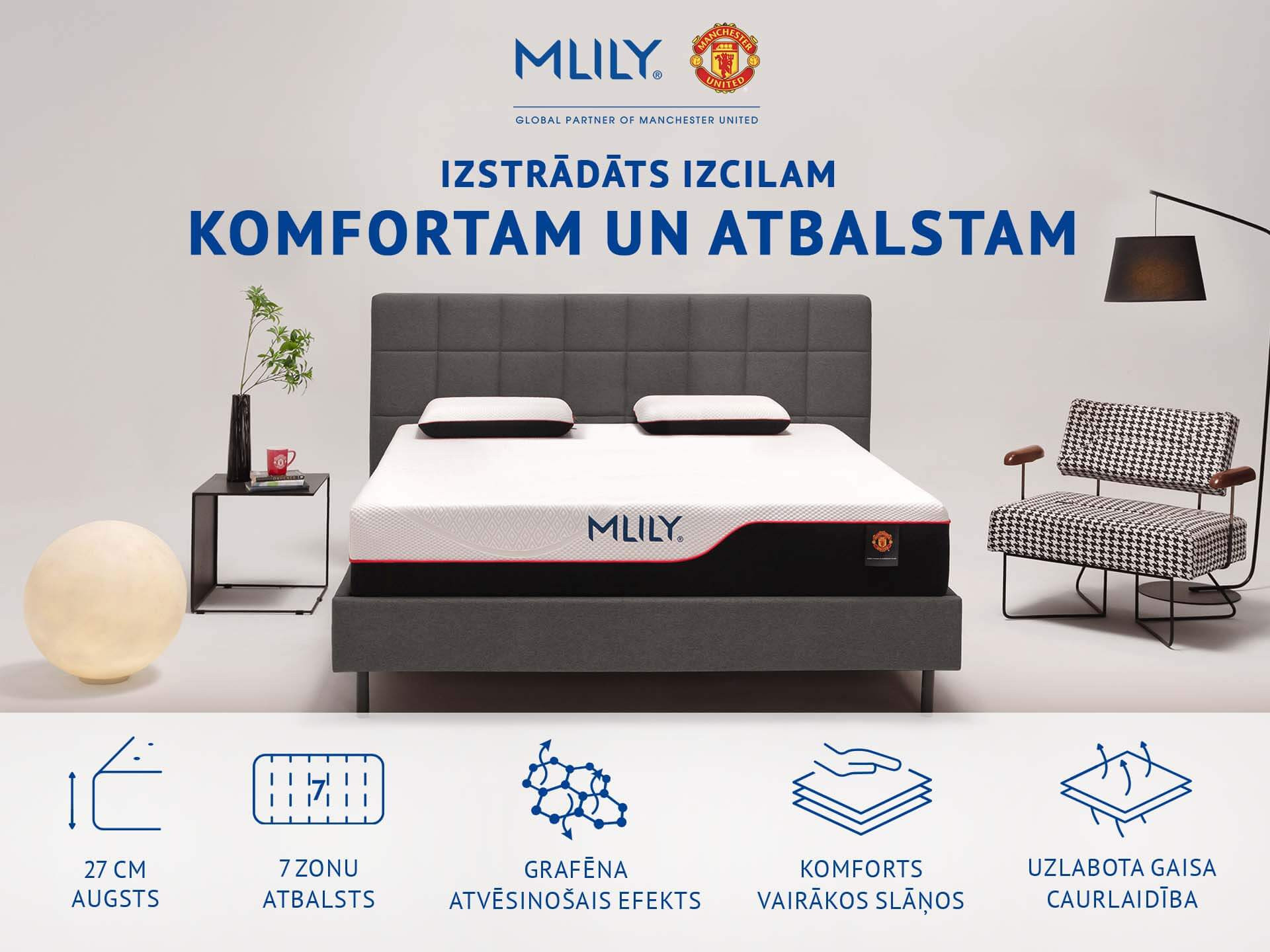 Mlily matracis Manchester United Supreme