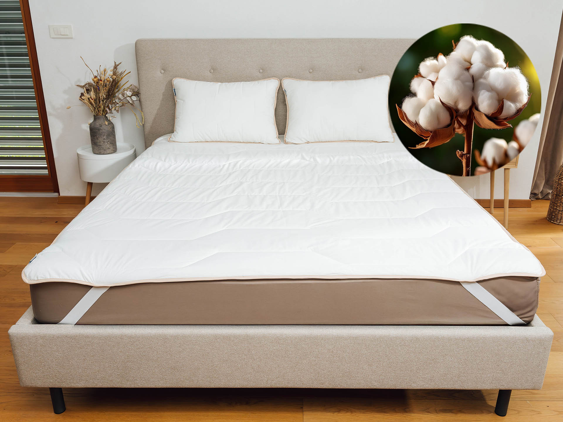 Protecție saltea din bumbac Dormeo Dream Cotton