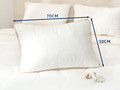 2x Dormeo Dream Cotton pillow classic