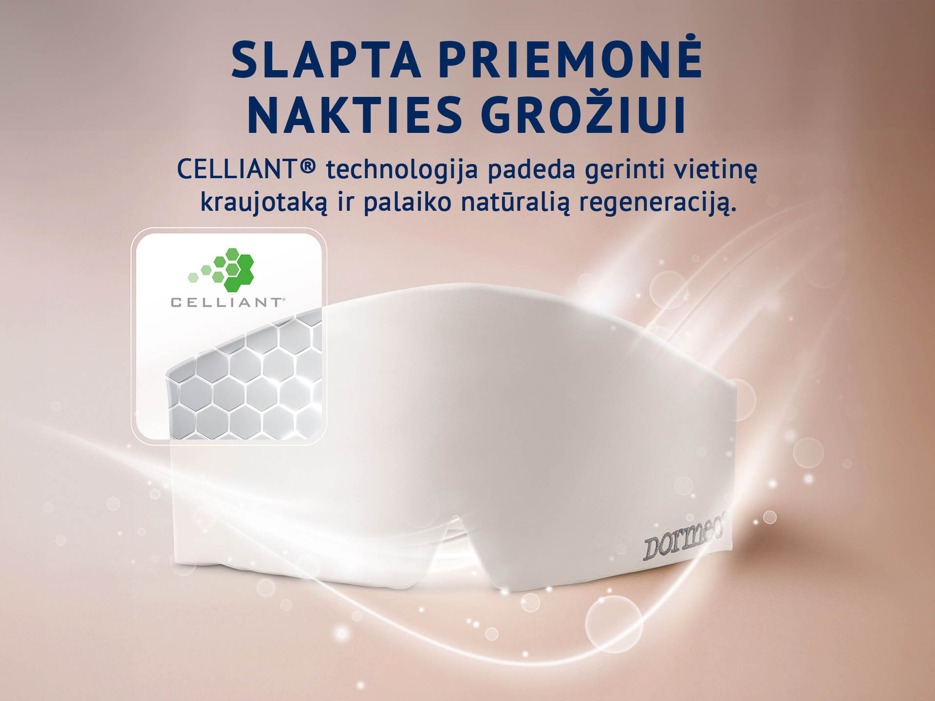 Dormeo Energy miego kaukė