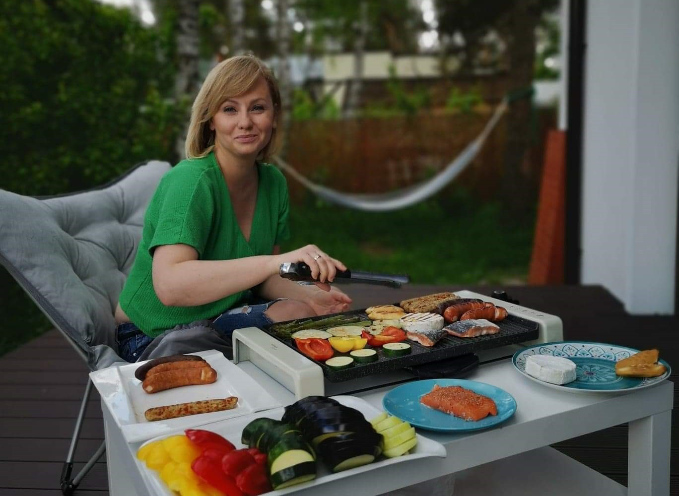 Elektryczny grill z patelnią Perla Delimano Dormeo