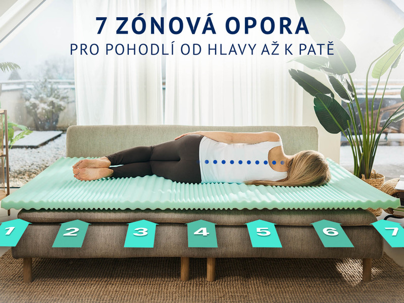 DORMEO ALOE VERA VITALIS TOPPER 2V1
