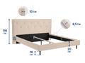 Pat clasic Dormeo Dolce Pro - bej
