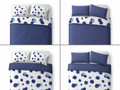 Set lenjerie de pat Dormeo Happy Dream -albastru închis