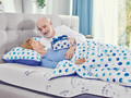 Set lenjerie de pat Dormeo Happy Dream -albastru deschis