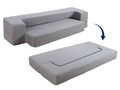 Canapea extensibilă gri deschis