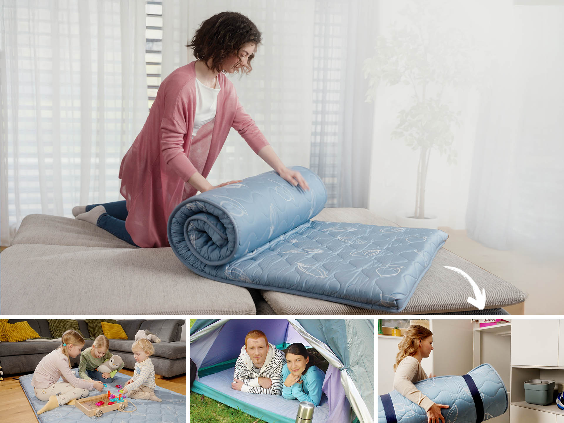 Materac nawierzchniowy Roll Up 5cm