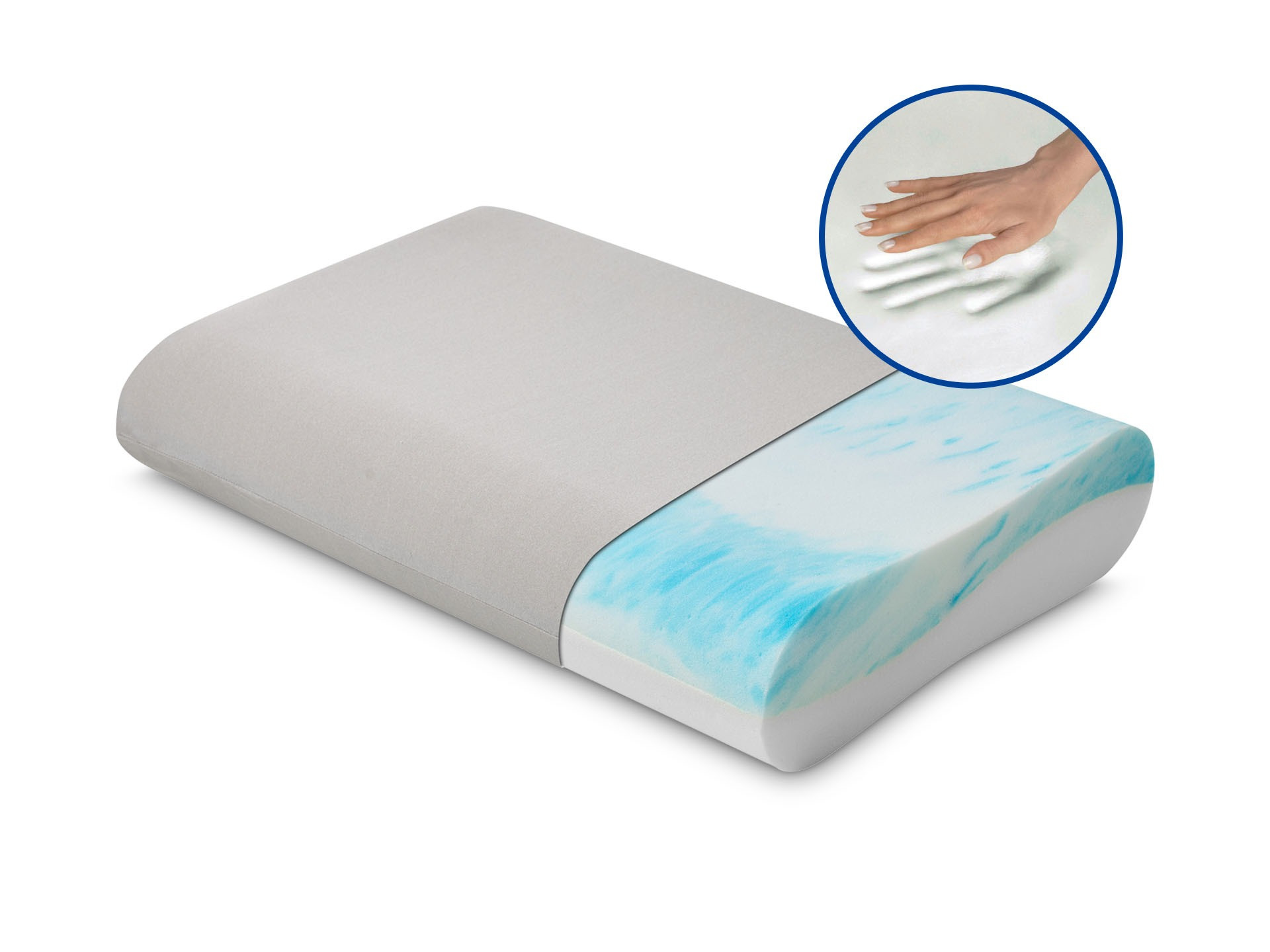 Poduszka ergonomiczna Mlily z grafenem 40x60