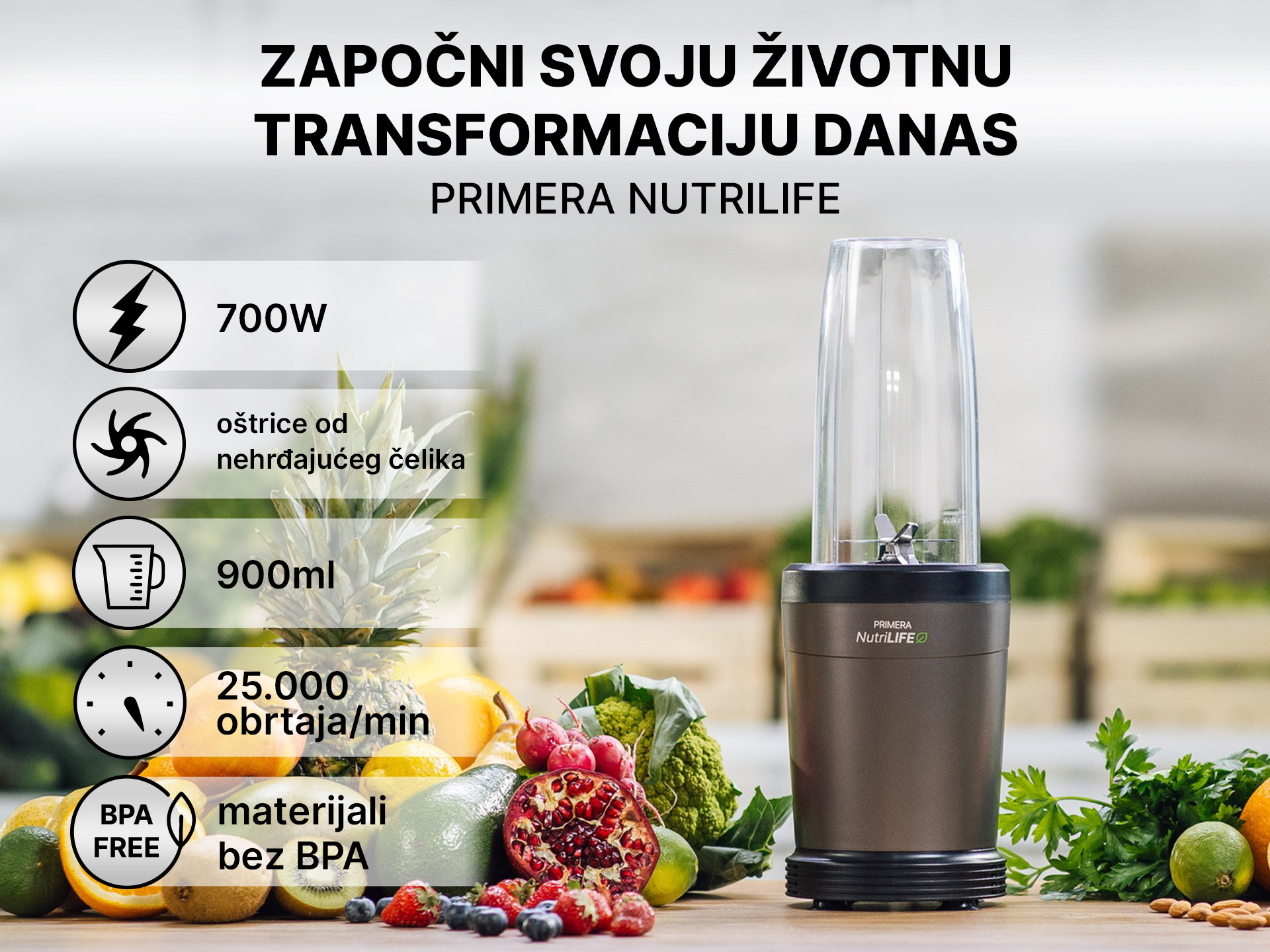 Primera Nutrilife ekstraktor hranjivih tvari