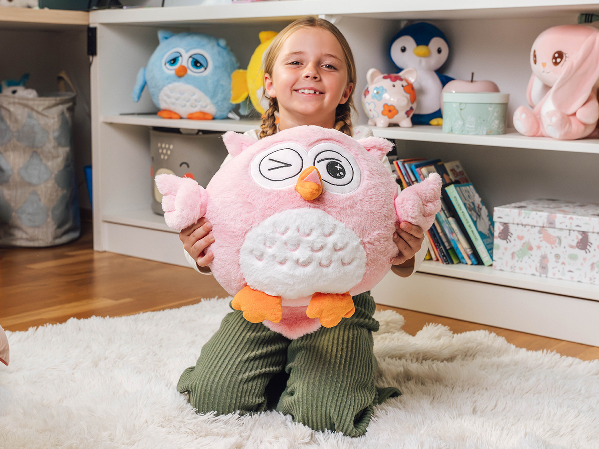 Čustvena sovica 3u1 Dormeo Warm Hug nagajiva