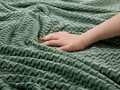 Komplet Dormeo Warm Hug zeleni ombre