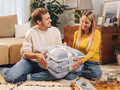 Dormeo komplekts Warm Hug, dūmakaini pelēks