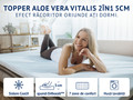 Topper 5 cm Aloe Vera Vitalis 2în1