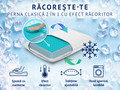 Perna 2în1 cu efect răcoritor, 50x70 cm
