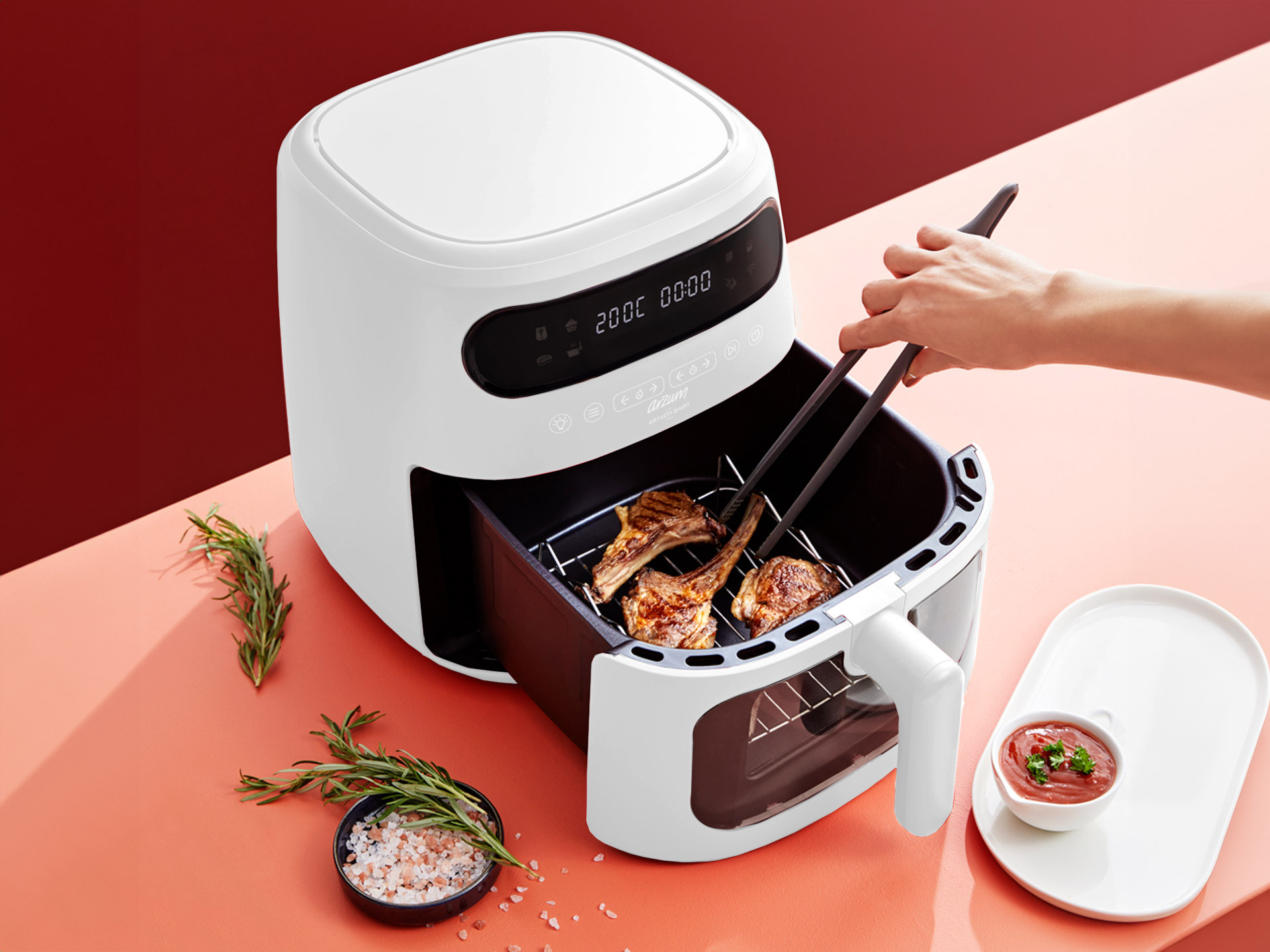 Teplovzdušná Fritéza Airtasty Smart Air Fryer Biela