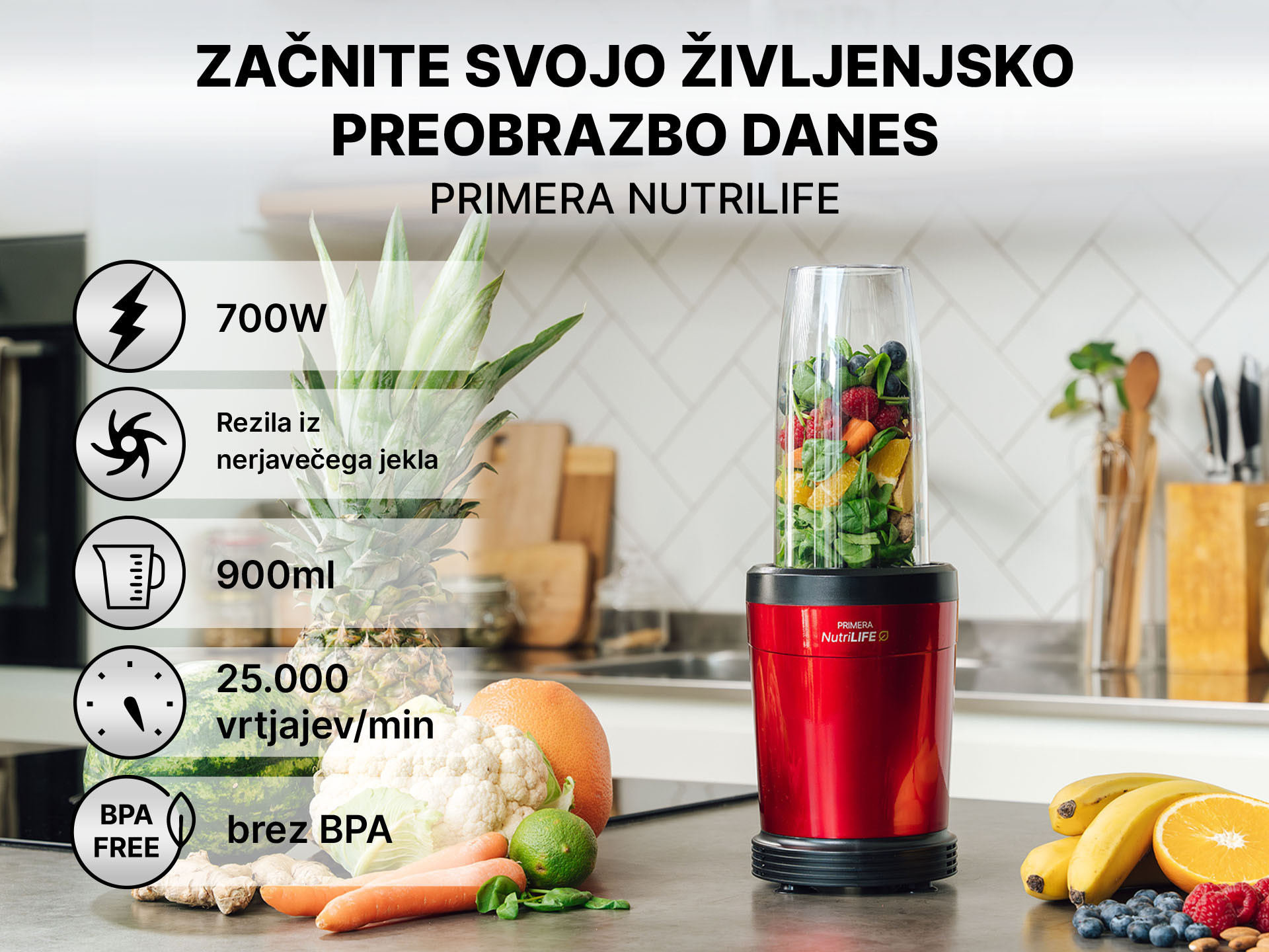 Primera Nutrilife rdeč