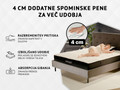 Ležišče Dormeo iMemory S+ Silver Deluxe