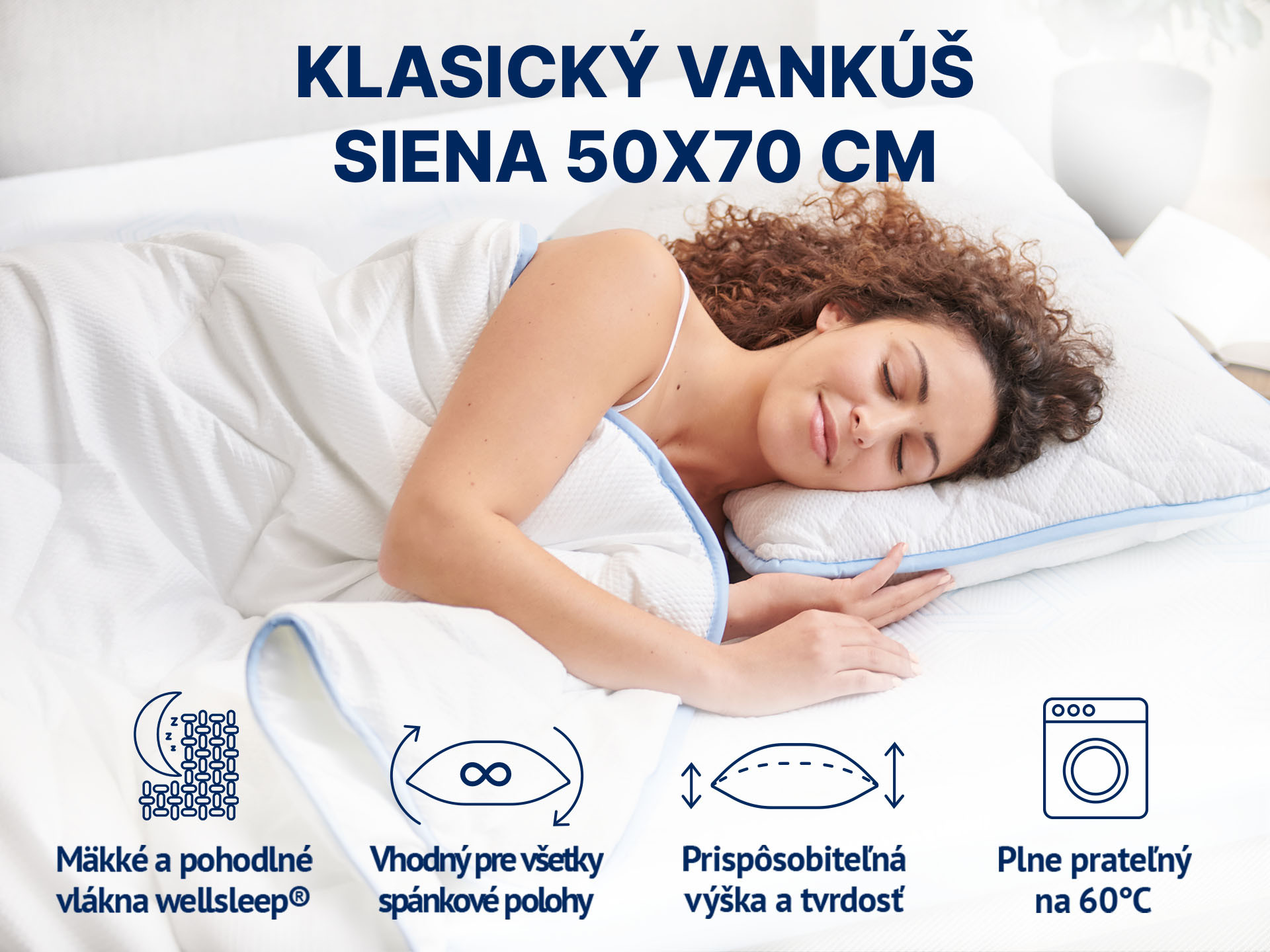 Klasický Vankúš Siena 50x70 cm