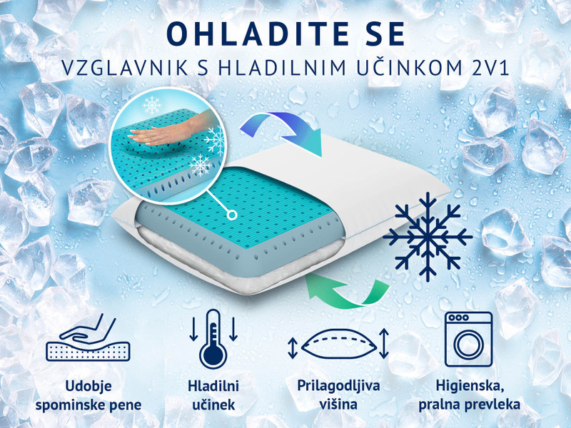 DORMEO 2IN1 COOLING PILLOW CLASSIC