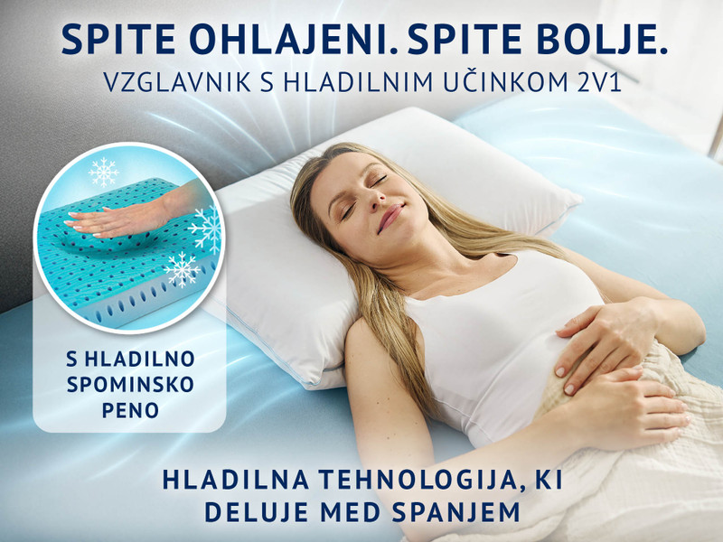 DORMEO 2IN1 COOLING PILLOW CLASSIC