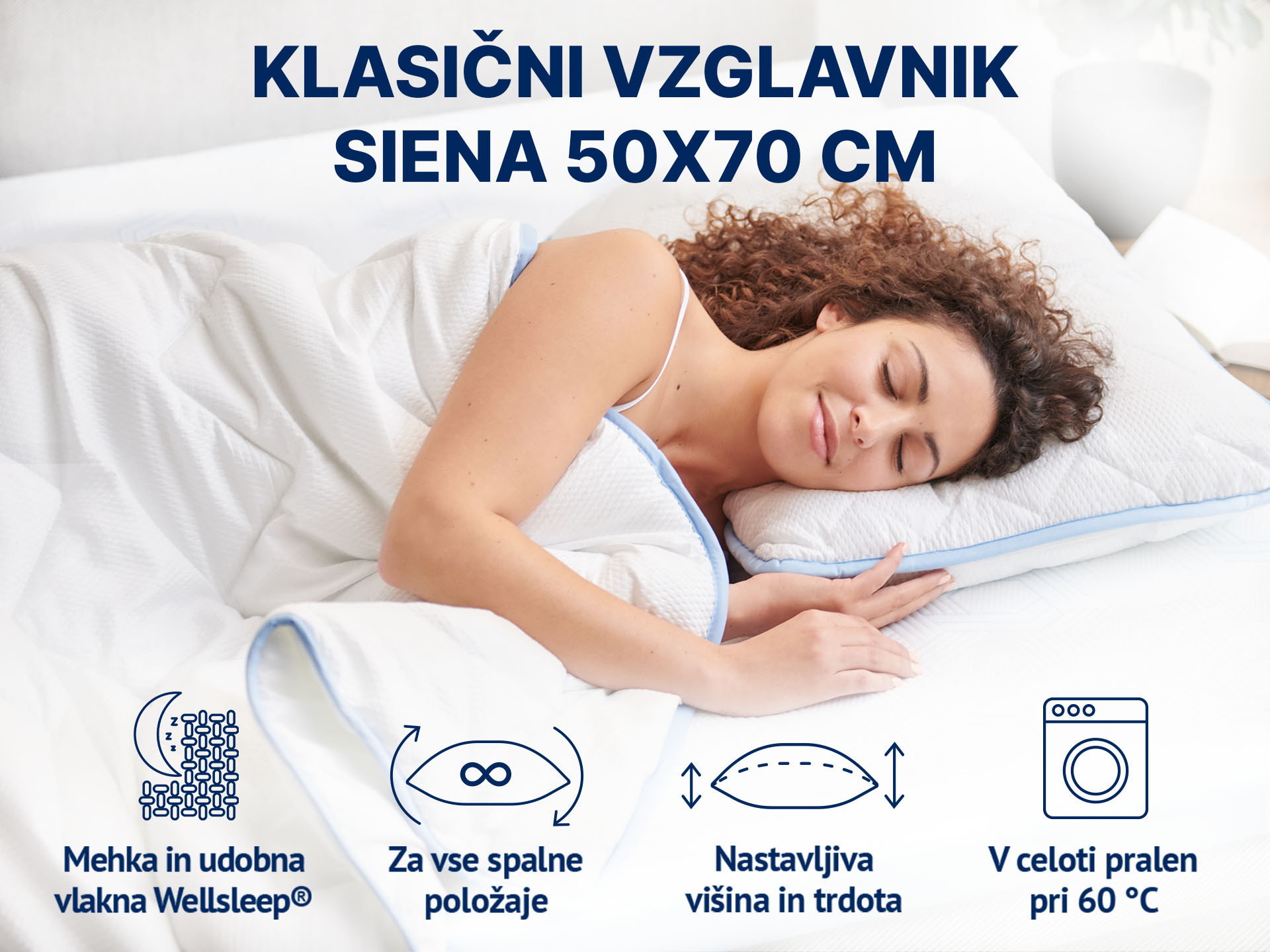 Klasični vzglavnik Siena 50x70 cm