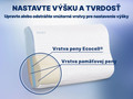 Dormeo anatomický třívrstvý polštář Memosan